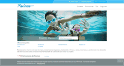 Desktop Screenshot of cl.piscinas.com